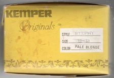 Kemper Originals "Stephy" Pale Blonde Doll Hair 12-13 In Original Box & Net