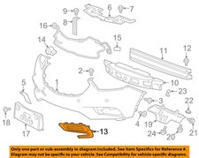 GM OEM 17-20 Encore Front Bumper Bumper Components-Finish Molding 42491764