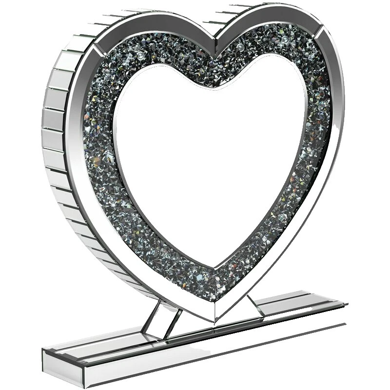 Glass Heart Home Décor Mirrors
