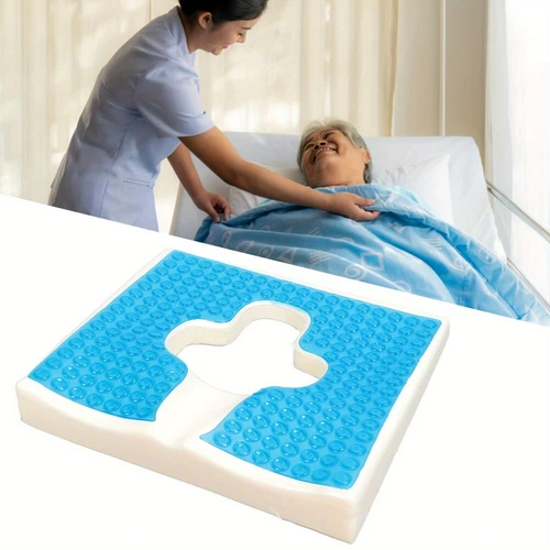 T-shaped Memory Foam Gel Pad Breathable Butt Cushion Sit Bed Hemorrhoid Pressure - Picture 9 of 16