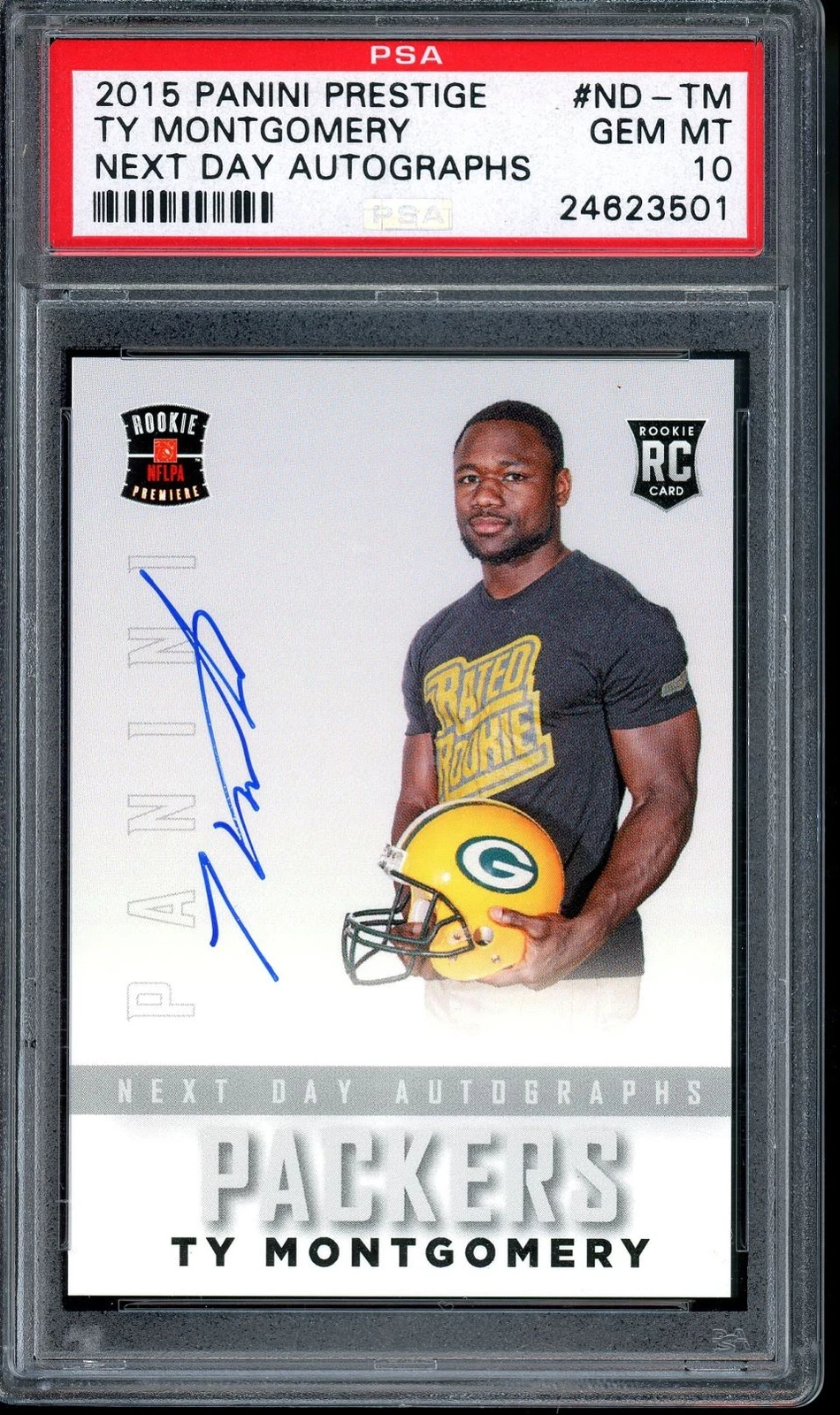 Ty Montgomery Panini Prestige Next Day Signatures #NDTM Base
