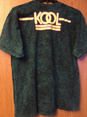 Kool (Cigarettes) - Green Tie Dye Style Shirt - XL