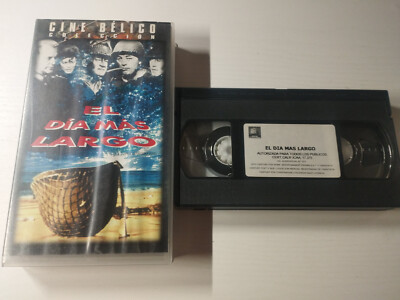 EL DIA MAS LARGO John Wayne Henry Fonda - VHS Cinta Tape Español ESP