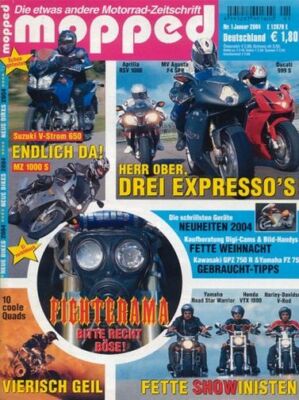 MOP0401 + YAMAHA Road Star Warrior vs. HONDA VTX 1800 vs. HARLEY-D. V-Rod
