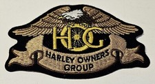 HOG Harley Davidson Owners Group Patch Biker Vest Emblem Eagle Biker Panhead HD