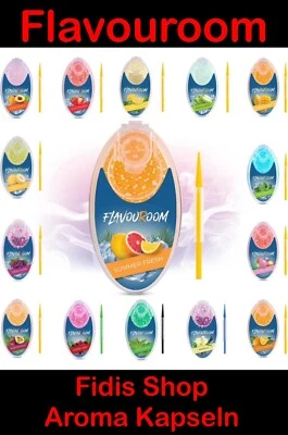 Flavouroom Aroma Kapseln 🔥 100 Kugeln Perlen Klick Filter King Premium