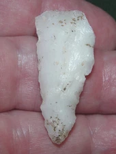 Native American Indian 1 1/2" Late Arhcaic or Woodland Translucent Point - TN 