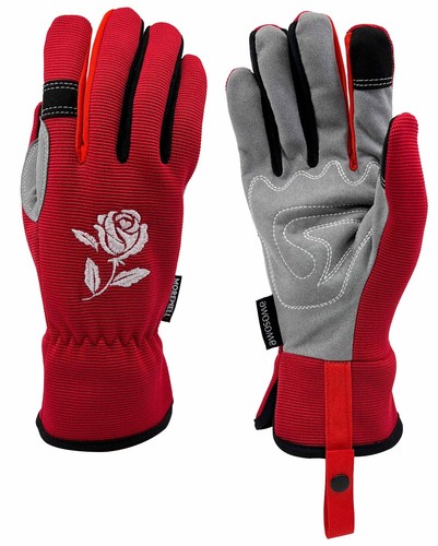 Morewell- Daisy Rose Embroidery Garden Gloves with Touchscreen Function - Picture 20 of 59