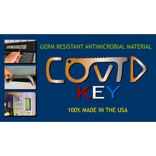 Copper No Touch Tool - Contactless COVID Key - Door Opener