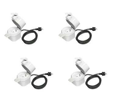 4er Pack OSRAM Smart+ Outdoor Plug, smarte schaltbare Außensteckdose, ZigBee