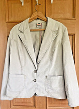 Faded Glory Stretch Cream Cord Vintage Jacket Xl