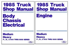 1985 Ford Medium Heavy Duty Truck Shop Service Repair Manual Engine Drivetrain