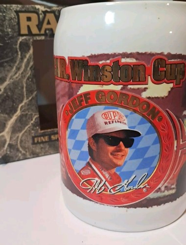 Vintage 1995 Nascar Jeff Gordon birra Stein 18 oz. Tazza Winston Cup Champion #24 - Foto 2 di 5