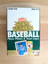 📈1984 Fleer Baseball Star Stickers Box of 100 Sealed Packs | HENDERSON, RYAN???