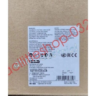 3RW4047-1BB14 NEW 3RW4047 -1BB14 Soft Starter 55kW DHL/FedEx *mq