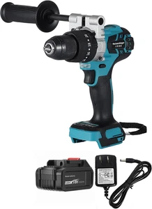Cordless Brushless Impact Drill Set with 4.0Ah Battery & Charger Included