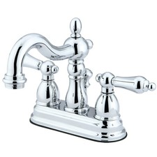 Kingston Brass KB160.AL Heritage 1.2 GPM Centerset Bathroom - Chrome