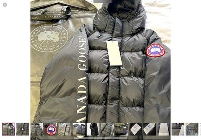 Rare Authentic Iconic Canada Goose Black Approach Down Unisex Jacket
