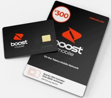 Boost Mobile $300 Prepaid SIM CARD Starter Kit 290GB Data LONG EXPIRY 4/4/27
