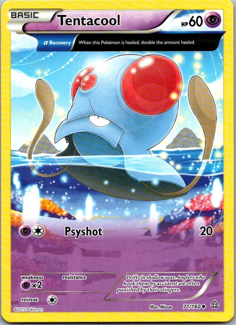Tentacool (Alpha) 71/160 XY - Primal Clash Uncommon Normal NM/LP
