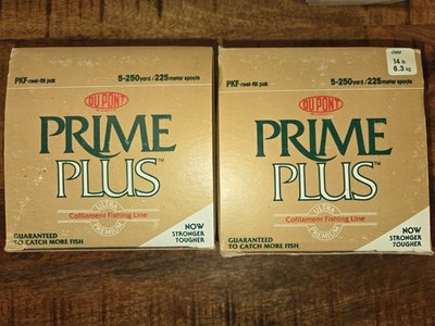 2 DuPont Ultra Premium Prime Plus Fishing Line Clear Cofilament 14 lb 250 Yd 