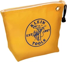 5539YEL Zipper Bag, Canvas Tool Pouch Is 10-Inch Consumables Bag for Storing Pa