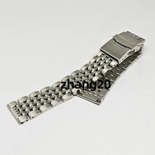 Beads of Rice 18 19 20 21 22 23 24mm Metal Bracelet Stainless Steel Watch Band