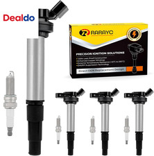 Set of 4 Ignition Coil Pack Double Iridium Spark Plugs for Toyota Corolla 2009