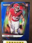 2025 Panini Prizm Draft Picks Football Blue Wave Landon Jackson #10