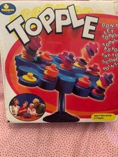 Pressman 2005 Topple Board Game New Free Ship...