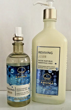 REVIVING RAIN BODY LOTION  ESSENTIAL OIL MIST GIFT WRAP 2 BATH BODY WORKS AROMA
