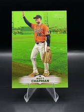 2025 Topps Stadium Club Matt Chapman Lime Green #167 San Francisco Giants