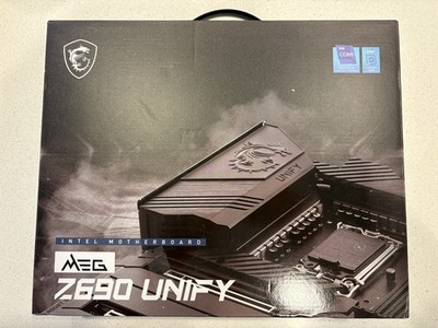 MSI MEG Z690 UNIFY LGA 1700 DDR5 WiFi 6E Gaming Motherboard