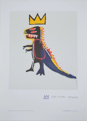 Jean Michel BASQUIAT Pez Spender Signierte Lithographie