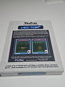 Vector 21 Vectrex Complete Game with Custom Box and Overlay