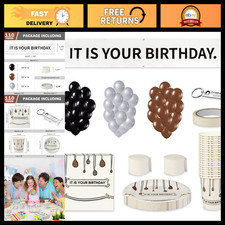 110 PCS Birthday Banner Set - Colorful Party Decorations for Celebrations