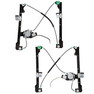 Power Window Motor and Regulator Assy - Pair U8-B1008AN TCP