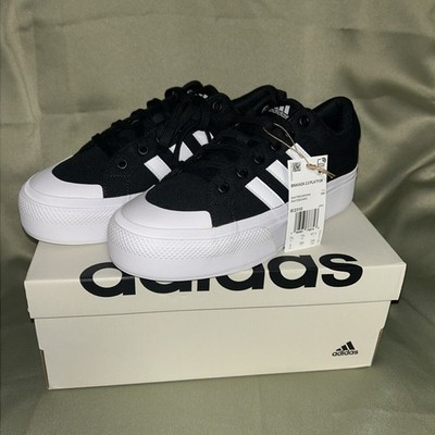 Adidas Womens Bravada 2.0 Platform Black Shoes Size 9
