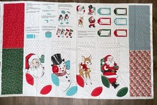 Cut and Sew Christmas Stockings Gift Tags Moda Urban Chicks Cotton Fabric