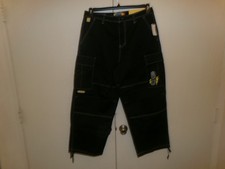 New Empyre Ultra Loose Fit Denim Skater Jeans 34X28 Baggy Black Cotton Blend