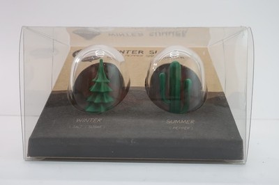 Qualy Winter Summer Tree Cactus Salt & Pepper Shaker