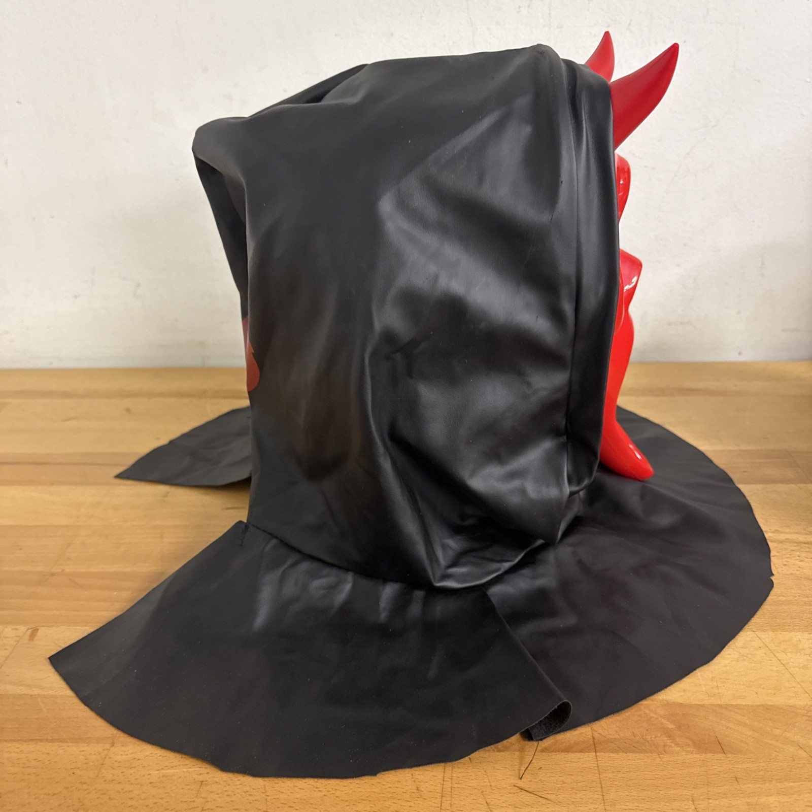 Ghost Face Aged Red Devil Mask for Halloween Cost… - image 4