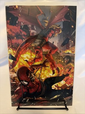 AMAZING SPIDER-MAN TORN #1 DERRICK CHEW 616 Virgin Variant B LTD 1000