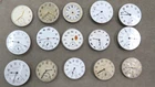 15 Antique Pocket Watch Movements; Elgin, Seth Thomas, Waltham, Cyna, Admiral++