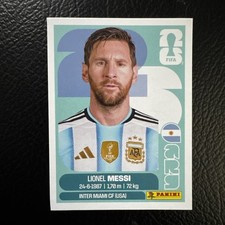 Panini FIFA World Cup 2026 Sticker ARG 17 Lionel Messi Inter Miami CF