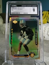 Charles Woodson 1998 Upper Deck Encore F/X Gold /125 Star Rookie CGC 9 RC