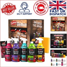 Demon 7pc Car Care Gift Pack - Complete Cleaning Set with Cherry Scent
