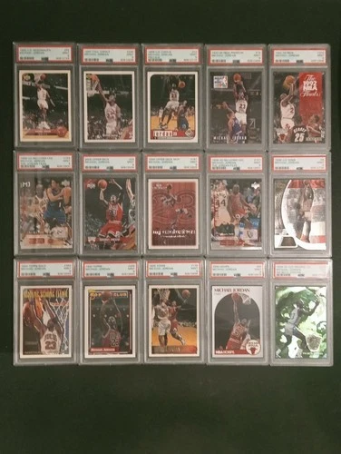 Michael Jordan PSA 9 - LOT of 15 Cards!