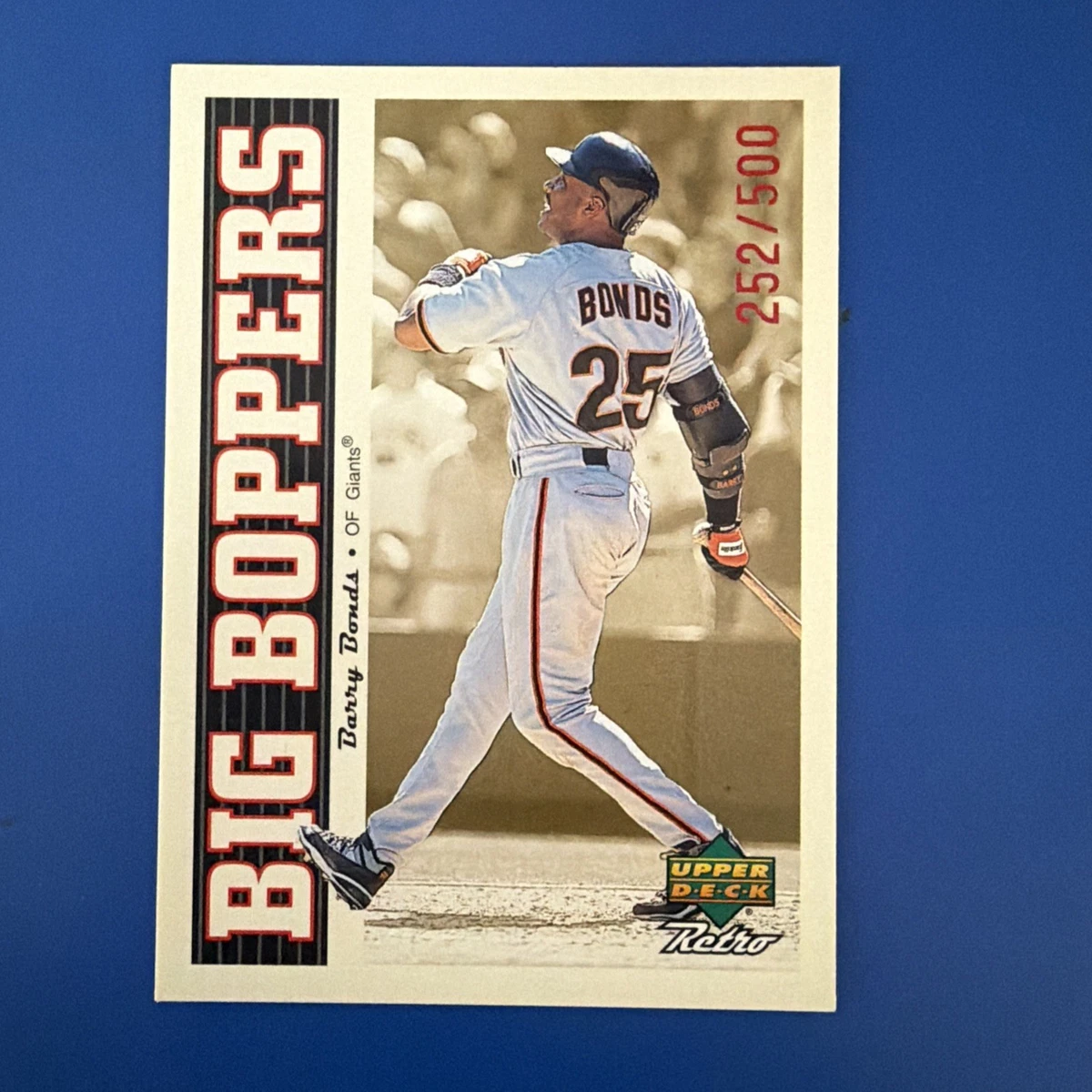 Upper Deck Barry Bonds 1998 Season Baseball Sports Trading Cards
