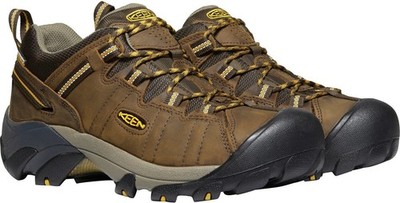Keen for men Targhee II Waterproof Hiking Shoes  Cascade Brown/Golden Yellow